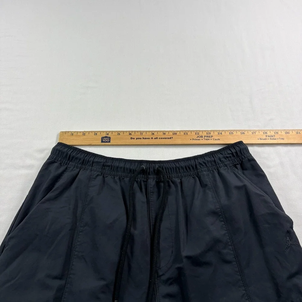 Air Jordan Essential Woven Track Pants Mens XL Black Tapered Athleisure Stretch